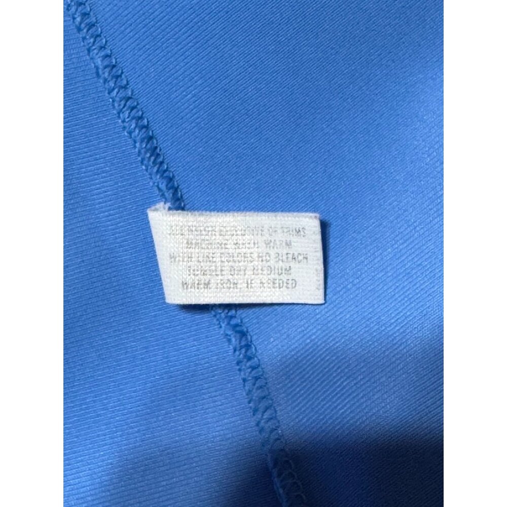 Shadowline Vintage Long Blue Button-Down Robe - Picture 8 of 8